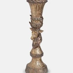 Papillon Living Gold Deer Candle Holder 41cm