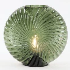 Papillon Living Milado Glass Table Lamp Green
