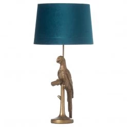 Papillon Living Gold Parrot Table Lamp Wall Lights, Table Lamps & Suspension Lights