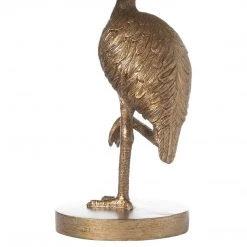 Papillon Living Flamingo Gold Table Lamp With Emerald Green Shade Wall Lights, Table Lamps & Suspension Lights