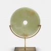 Papillon Living Sculpture Natural Jade Disc Large