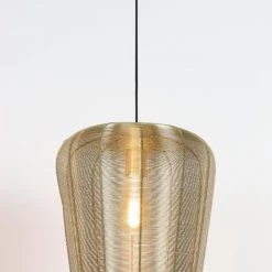 Papillon Living Umbro Gold Pendant Light Wall Lights, Table Lamps & Suspension Lights