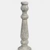 Papillon Living Stone Candlestick 52cm 200531 Tealight Holders & Candle Holders