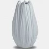 Papillon Living White Ceramic Decorative Vase Large Vases & Pots