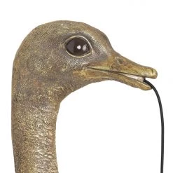 Papillon Living Wall Lights, Table Lamps & Suspension Lights Small Bronze Ostrich Wall Light