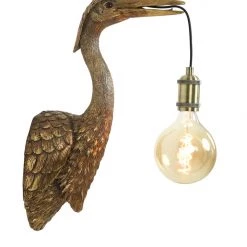 Papillon Living Wall Lights, Table Lamps & Suspension Lights Crane Wall Light Bronze Excl Bulb