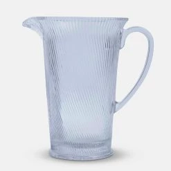 Papillon Living Glass Ribbed Jug 210431