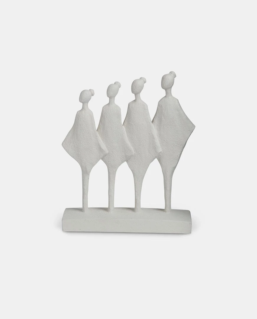 Papillon Living Sculpture White Decorative Figurine Family 1 Papillon Living Sculpture White Decorative Figurine Family