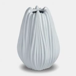 Papillon Living White Ceramic Decorative Vase Vases & Pots