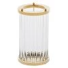 Papillon Living Garbo Gold Tall Hurricane Tealight Holders & Candle Holders
