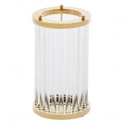 Papillon Living Garbo Gold Tall Hurricane Tealight Holders & Candle Holders