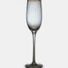 Papillon Living Italia Smoked Champagne Glass 200217 Glassware & Barware