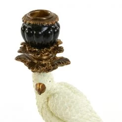 Papillon Living Tealight Holders & Candle Holders Empire Style Cockatoo Single Candle Holder