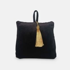 Papillon Living Velvet Black Door Stop Eclectic Mix