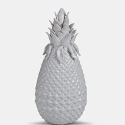 The Vintage Garden Room Eclectic Mix White Ceramic Decorative Pineapple