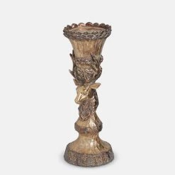 Papillon Living Gold Deer Candle Holder 30cm