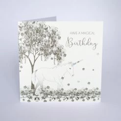 Papillon Living Greeting Cards & Papillon Gift Cards Magical Birthday Unicorn