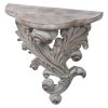 Papillon Living Distressed Grey Wall Shelf