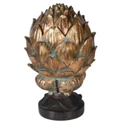 Papillon Living Aged Gold Artichoke Jar Eclectic Mix