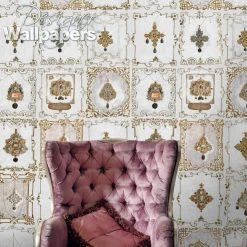 Papillon Living ANNA's JEWELRY Neutral Wallpaper