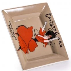 Papillon Living Trays Ceramic Gaiety Girl Trinket Plate