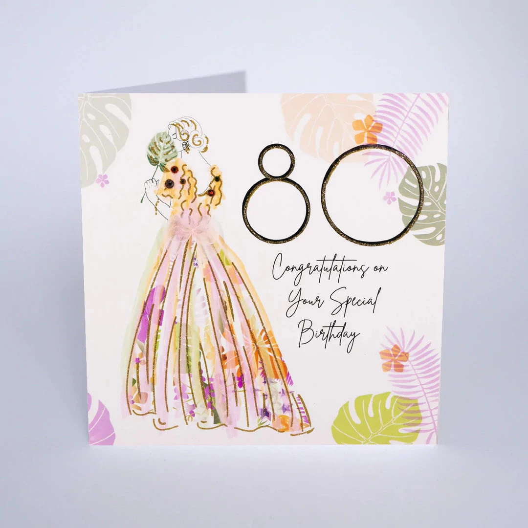 Papillon Living 80th Congratulations On Your Special Birthday Greeting Cards & Papillon Gift Cards 1 Papillon Living 80th Congratulations On Your Special Birthday Greeting Cards & Papillon Gift Cards