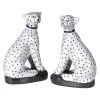 Papillon Living Set Of 2 Sitting Leopards