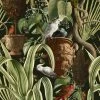 Papillon Living EXOTIC MENAGERIE Dark Wallpaper