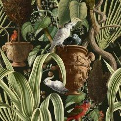 Papillon Living EXOTIC MENAGERIE Dark Wallpaper
