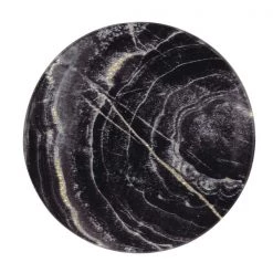 Papillon Living Set Of 4 Marble Black Coloured Coasters Glassware & Barware