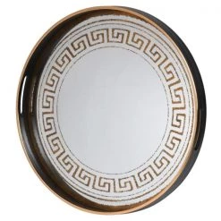 Papillon Living Greek Pattern Mirrored Tray