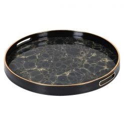 Papillon Living Mottled Marble Effect Tray FXH034 Trays