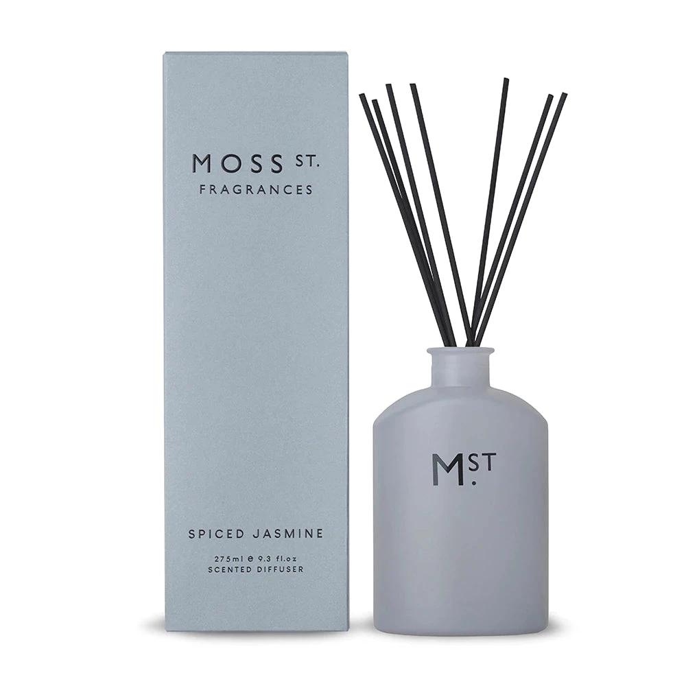 Papillon Living Moss St Spiced Jasmine Diffuser 275ml Scented Candles, Room Diffusers & Incense 1 Papillon Living Moss St Spiced Jasmine Diffuser 275ml Scented Candles, Room Diffusers & Incense