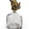 M&R Rhino Head Glass Decanter Bottle