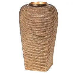 Papillon Living Gold Beaded Vase