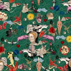 Papillon Living ILLUSIONARY DAYTIME Green Wallpaper