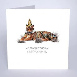 Papillon Living Greeting Cards & Papillon Gift Cards Party Animal