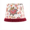 Papillon Living Lampshades MIDSUMMER FLORAL EMBROIDERED Lampshade