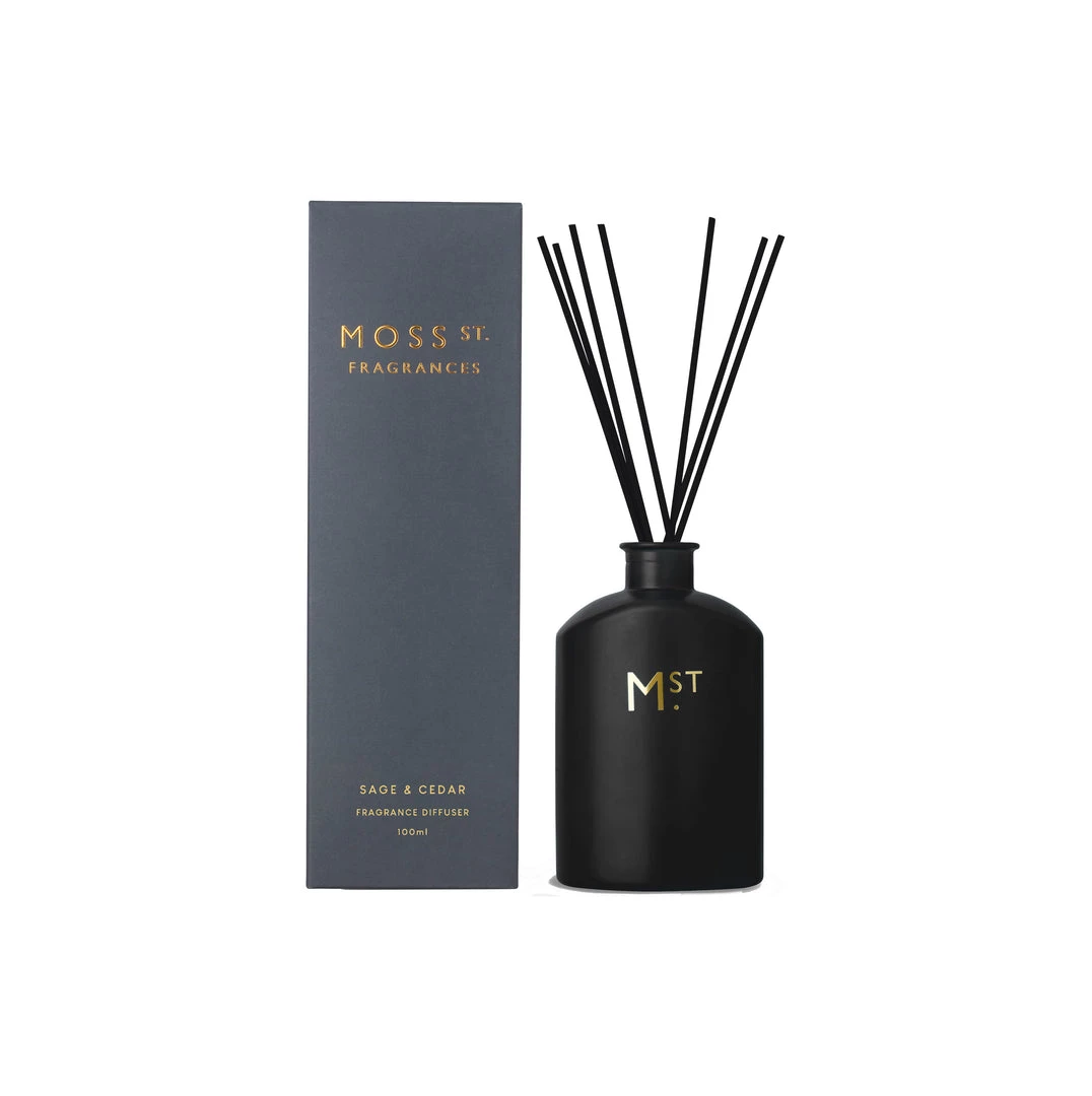 Papillon Living Moss St Sage & Cedar Diffuser 100ml 1 Papillon Living Moss St Sage & Cedar Diffuser 100ml