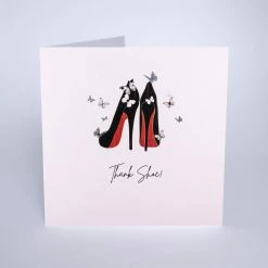 Papillon Living Greeting Cards & Papillon Gift Cards Thank Shoes