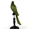 Papillon Living Green Parrot On Perch Eclectic Mix