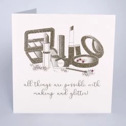 Papillon Living Greeting Cards & Papillon Gift Cards Makeup And Glitter