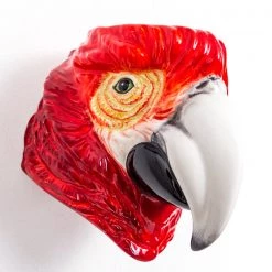 Papillon Living Red Macaw Wall Vase Sd27