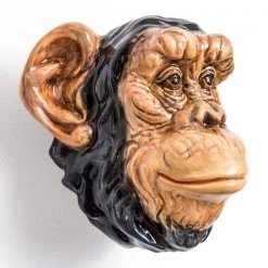 Papillon Living Ceramic Chimpanzee Wall Vase Vases & Pots