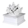 Papillon Living Square Faux Coral Trinket Box