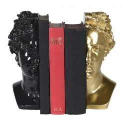 Papillon Living Eclectic Mix Apollo Black & Gold Bookends