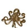 Papillon Living Tealight Holders & Candle Holders Gold Octopus Candle Stick Holder