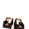 Papillon Living Cast Iron Toucan Bookends Stm34 Eclectic Mix