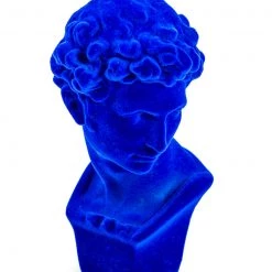 Papillon Living Sculpture Colbat Blue Flock Classic Bust Small TMF33