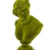 Papillon Living Large Flocked Apollo Bust Olive TMF40 Sculpture